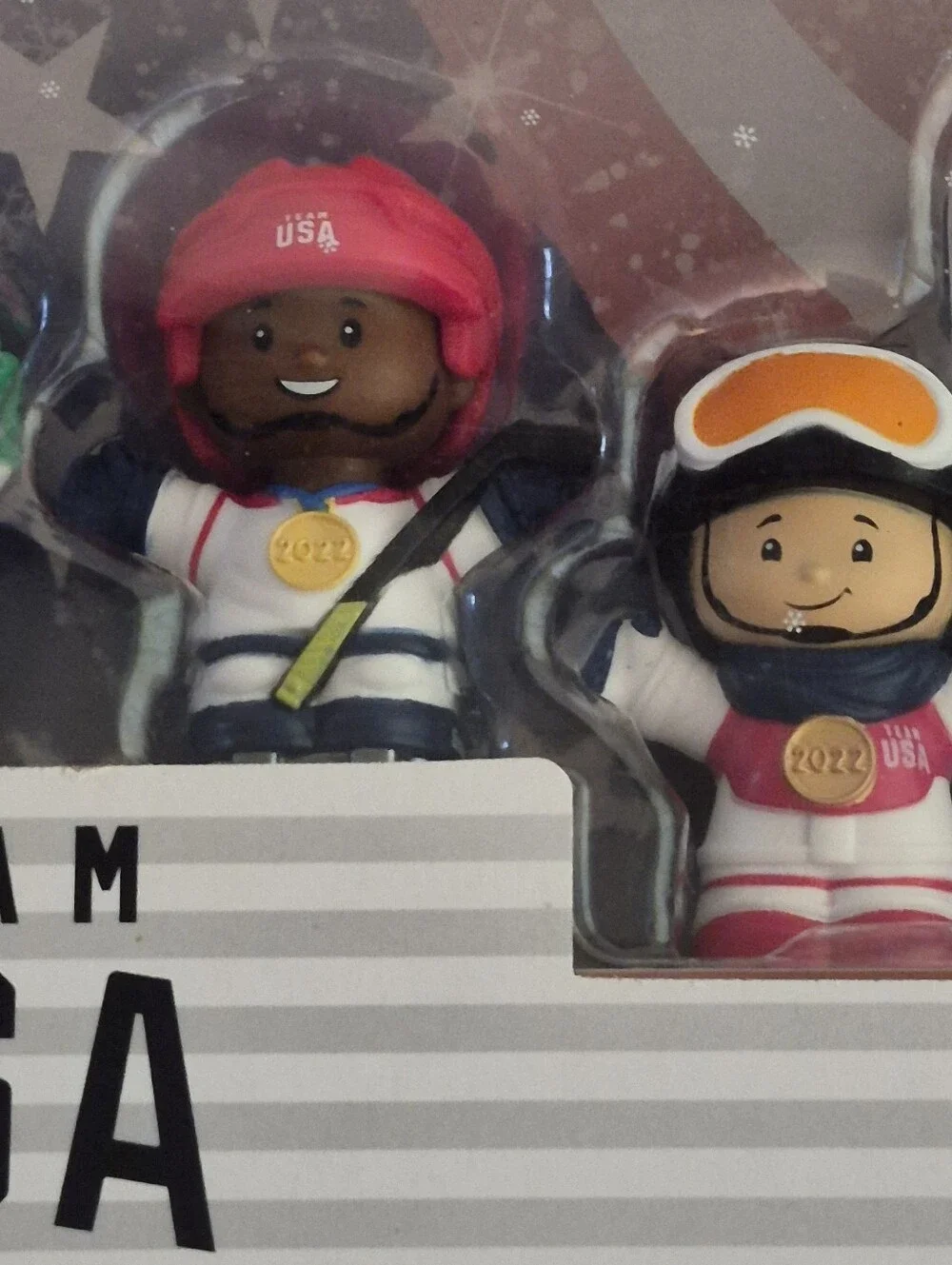 Fisher-Price Little People Collector Team USA 2022 Winter Sports Olympics Hockey
